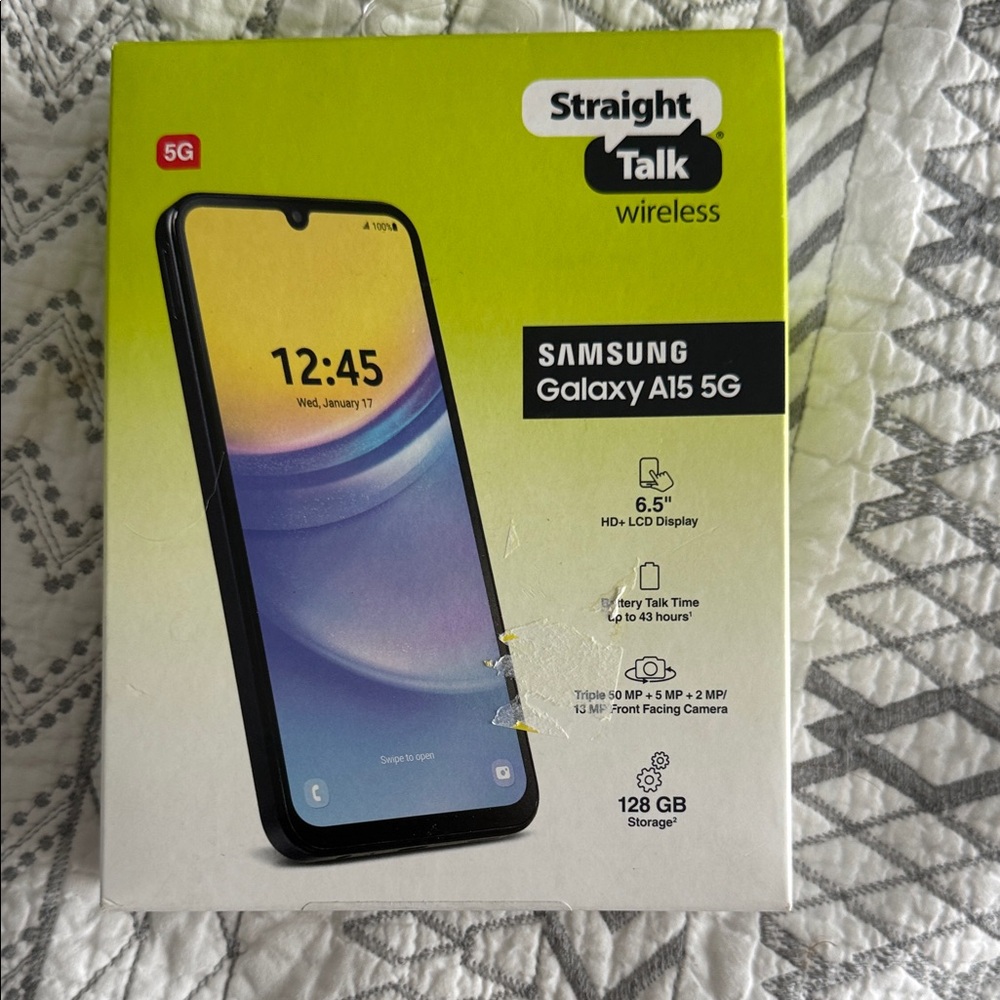 Samsung Galaxy A15 5G Smartphone - Black